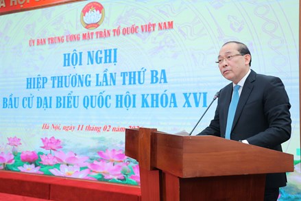 Những công việc bầu cử sau hội nghị hiệp thương lần thứ ba của Đoàn Chủ tịch Ủy ban Trung ương MTTQ Việt Nam